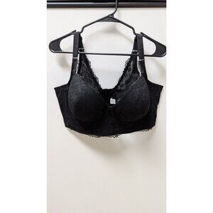 fall sweet Black Lace Lined Bra